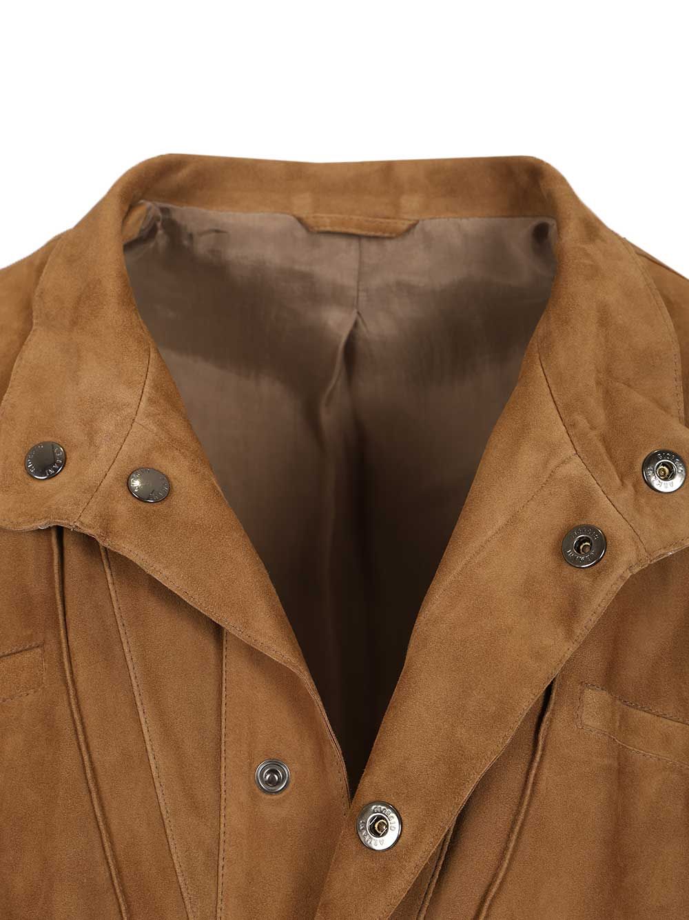 Giorgio Armani Suede Jacket Giacche - Beige | 1a9f4c38502da706b7f518e1b38144e26ca6e9a2