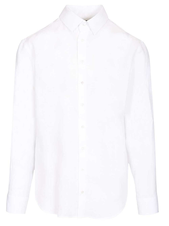 Giorgio Armani Classic Linen Shirt Shirts - Bianco | 468b6beaf2c804cc1c1df8e8ffa6b12c141c91b1