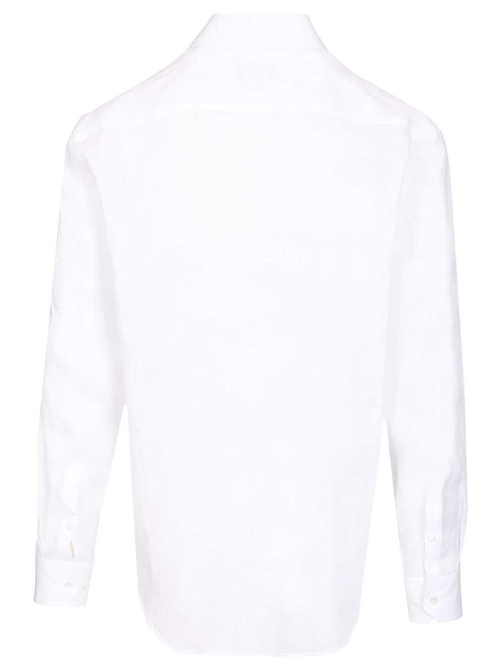 Giorgio Armani Classic Linen Shirt Shirts - Bianco | adb662f79ec82d070ac10504dad7b5b867f4f7e3