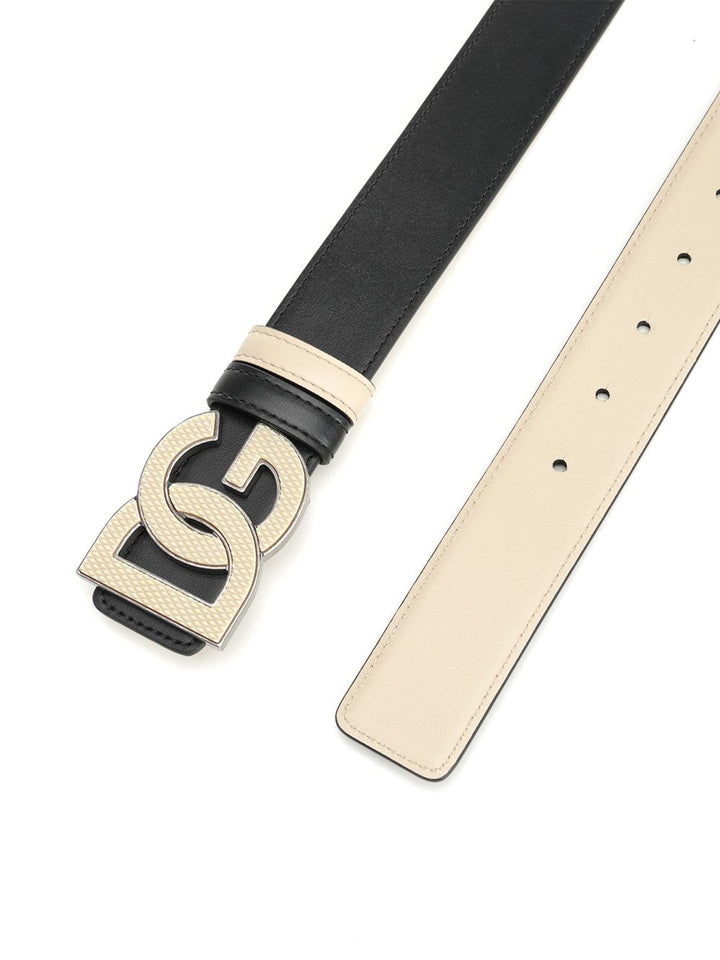 Dolce & Gabbana Belt With Dg Logo Buckle Cinture - Nero | e884fa7cae76e4f0c093388daf5c8e3ef27a42fc