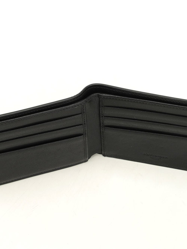 Dolce & Gabbana Tempesta Calfskin Wallet Wallets - Nero | ac46da0d59564da129335f619e63e8445b3a0b07