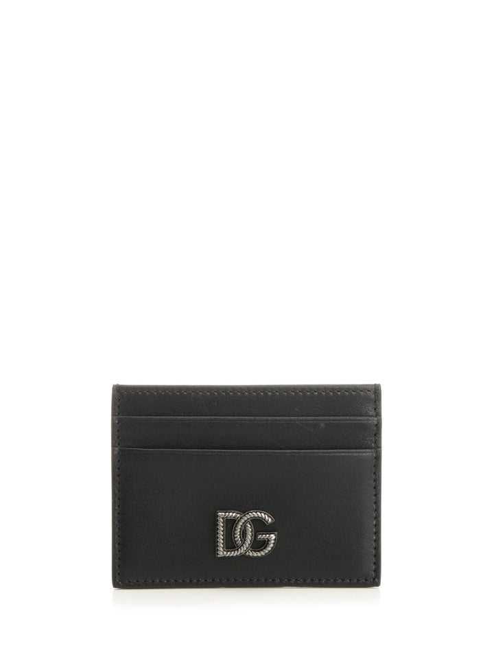 Dolce & Gabbana Calfskin Card Holder Small leather goods - Nero | 7a961c540779a44a7ae3acc507cdc293dd1641d4