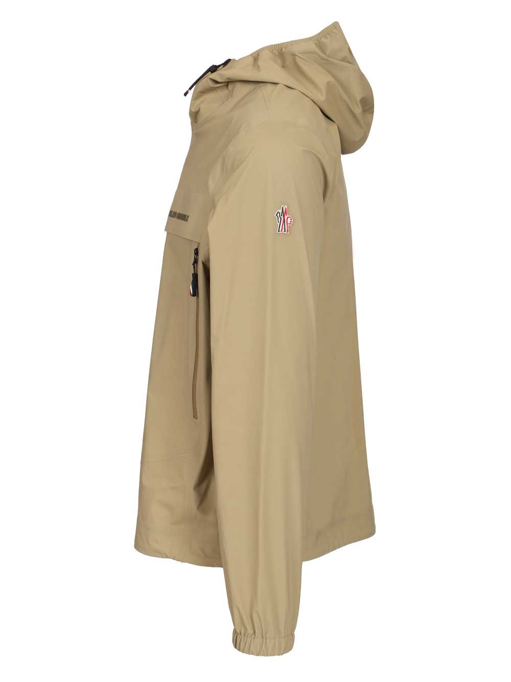 Moncler Grenoble Shipton Hooded Jacket Giacche - Beige | be043fe49d4736509eab5a80a1dd4c6219775367