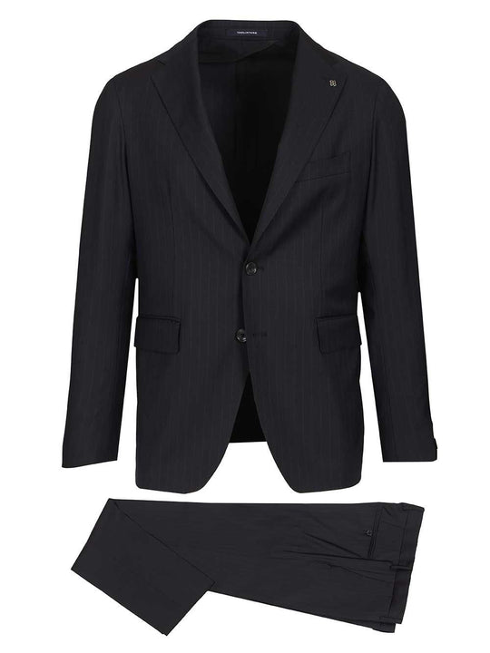 Montecarlo Pinstriped Suit Abiti Blu