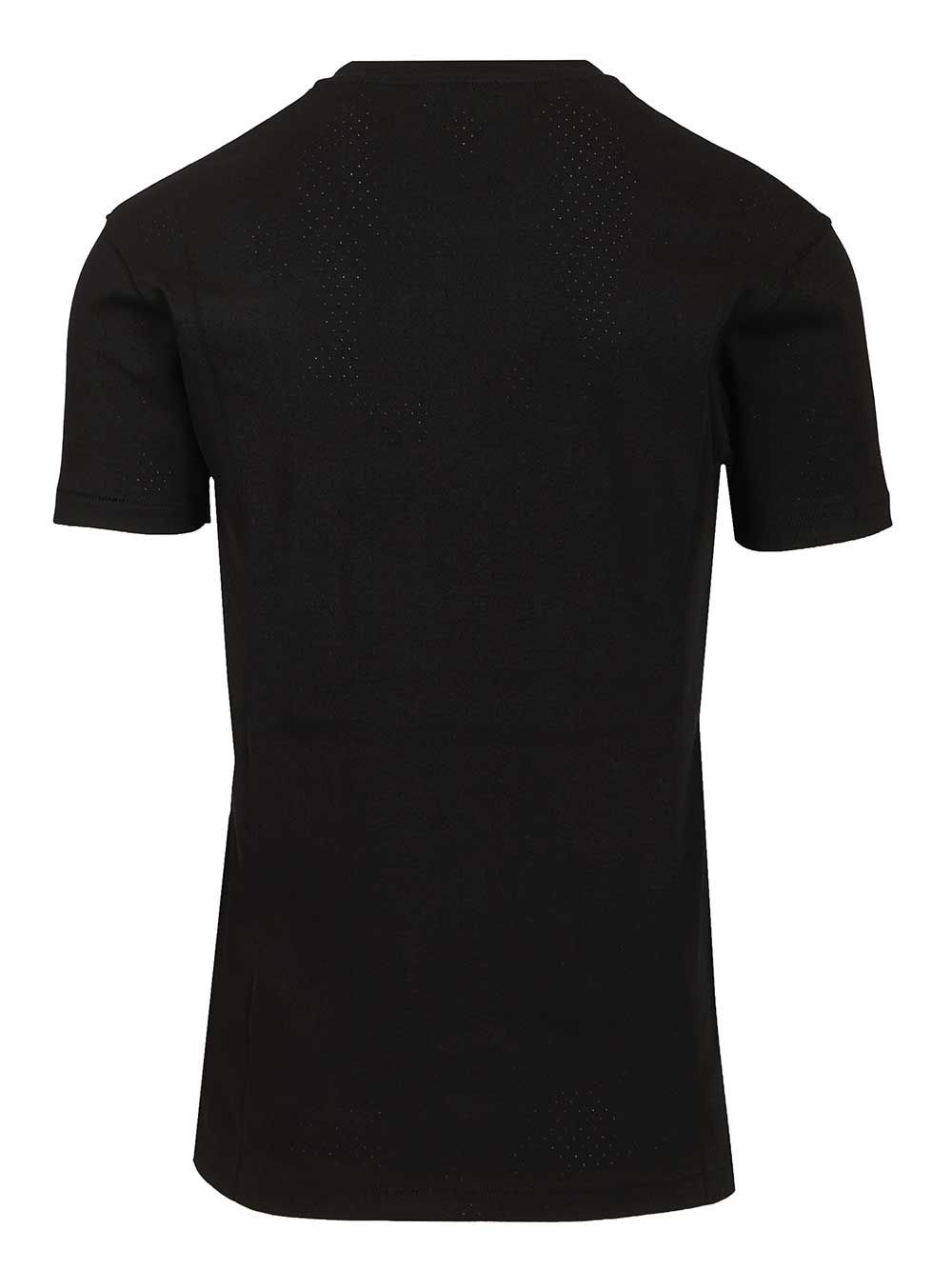Tom Ford Perforated Ribbed T-Shirt - Nero | 6c66244f37fa794935a4f15937ef1ef64a76fbde