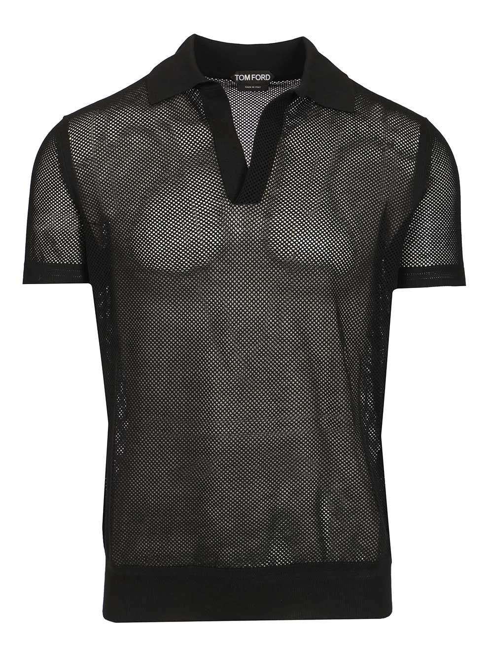 Tom Ford Knitted Polo shirt - Nero | d03feaf948404e3723ac8920408bc6ffe2d428ae