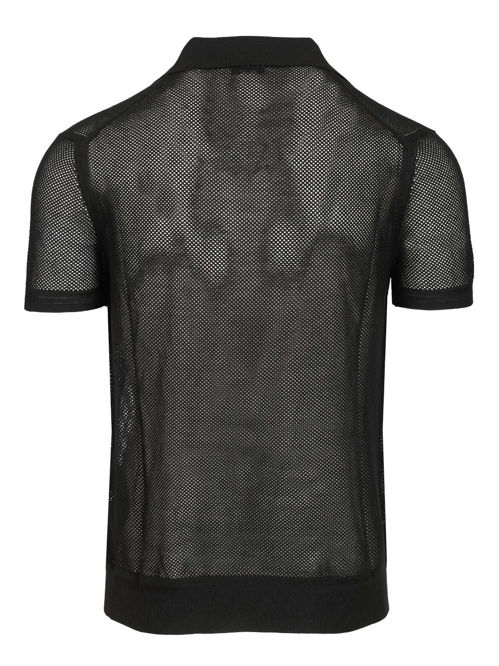 Tom Ford Knitted Polo shirt - Nero | 13a0db7d5173fb59cb8a0cdee9ae9d1d6a0edb55