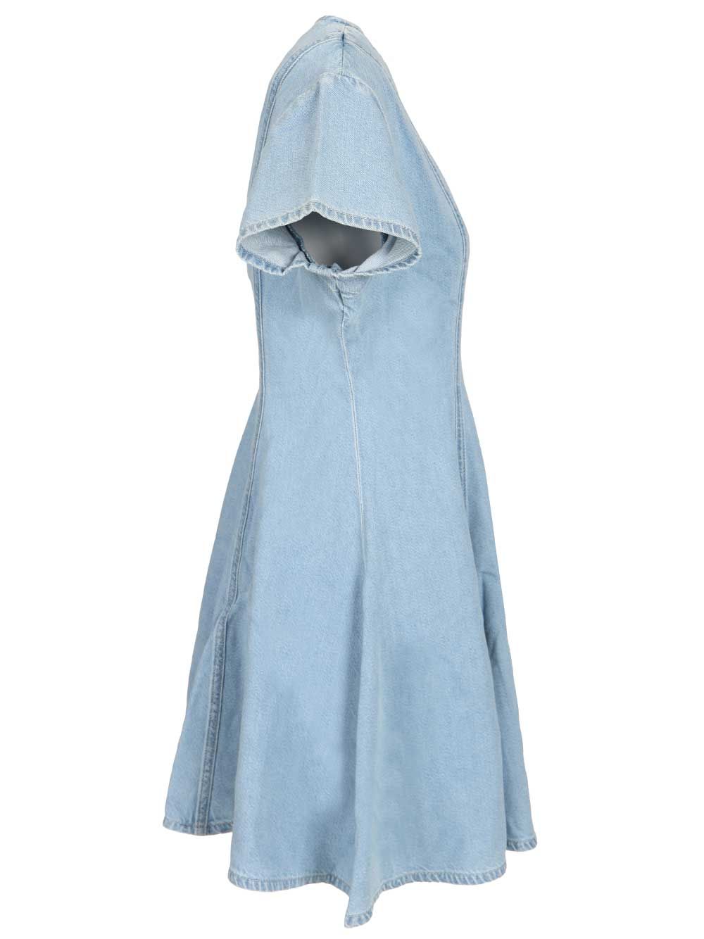 7 For All Mankind Flared Dress Abiti - Light blue | 6c8f4bb0e3da8224ed180b26f8a0c06fe5058dd0