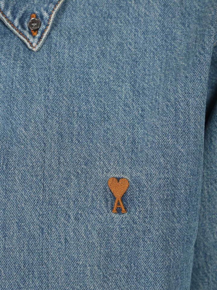 Ami Ami De Coeur Shirt Casual - Light blue | a80cc24bc7e10094069b1192b21d34ea73905156