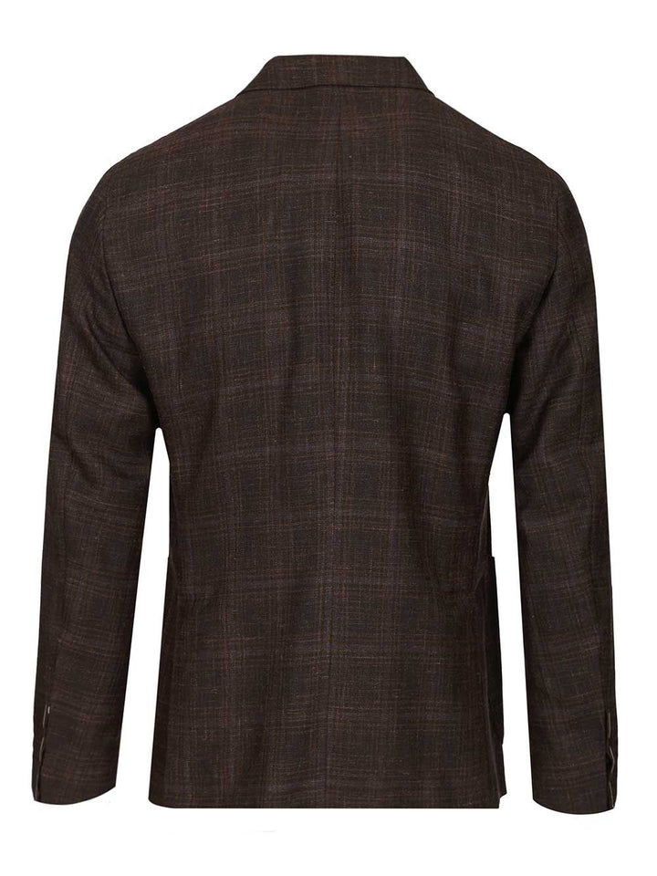Al Duca D'Aosta Single-Breasted Check Blazer Giacche - Marrone | 00bf35dac850fde52fb0e803c56d6545bb5f33f2