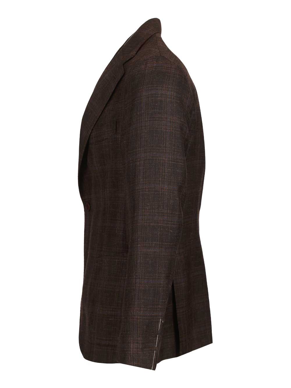 Al Duca D'Aosta Single-Breasted Check Blazer Giacche - Marrone | 9fee4dd5c018c7f96bec07f59ff47e5ad8121fde