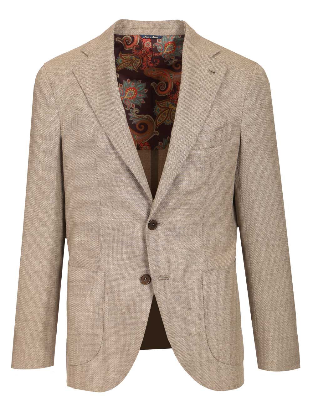 Al Duca D'Aosta Single-Breasted Blazer Giacche - Beige | 91be29f5293fcc8418f955000dbb97de9d419ccf