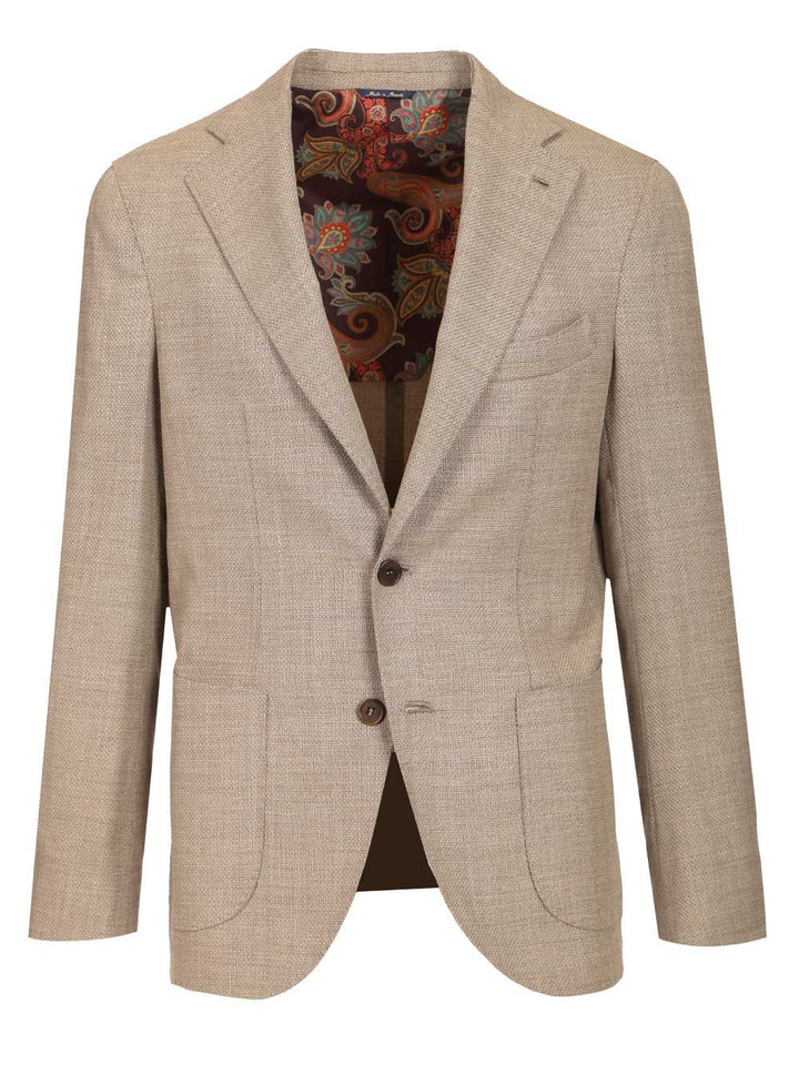 Al Duca D'Aosta Single-Breasted Blazer Giacche - Beige | 91be29f5293fcc8418f955000dbb97de9d419ccf