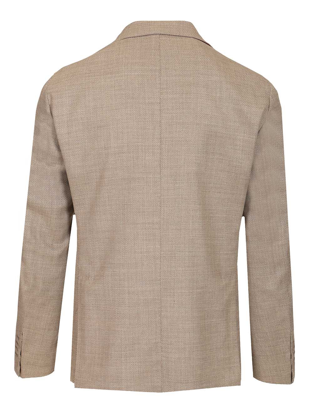 Al Duca D'Aosta Single-Breasted Blazer Giacche - Beige | 732b808656ccd18dd1026b8ad815d5c26310be44