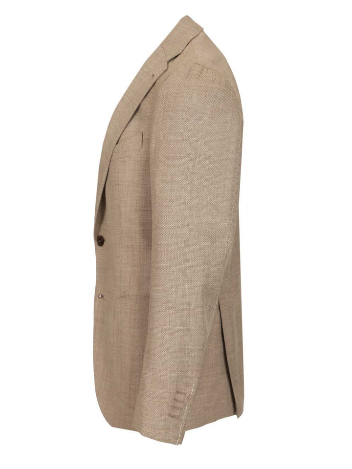 Al Duca D'Aosta Single-Breasted Blazer Giacche - Beige | 0d9fc8e1fd6a4298bc3e904415b5a4275fe92b1f