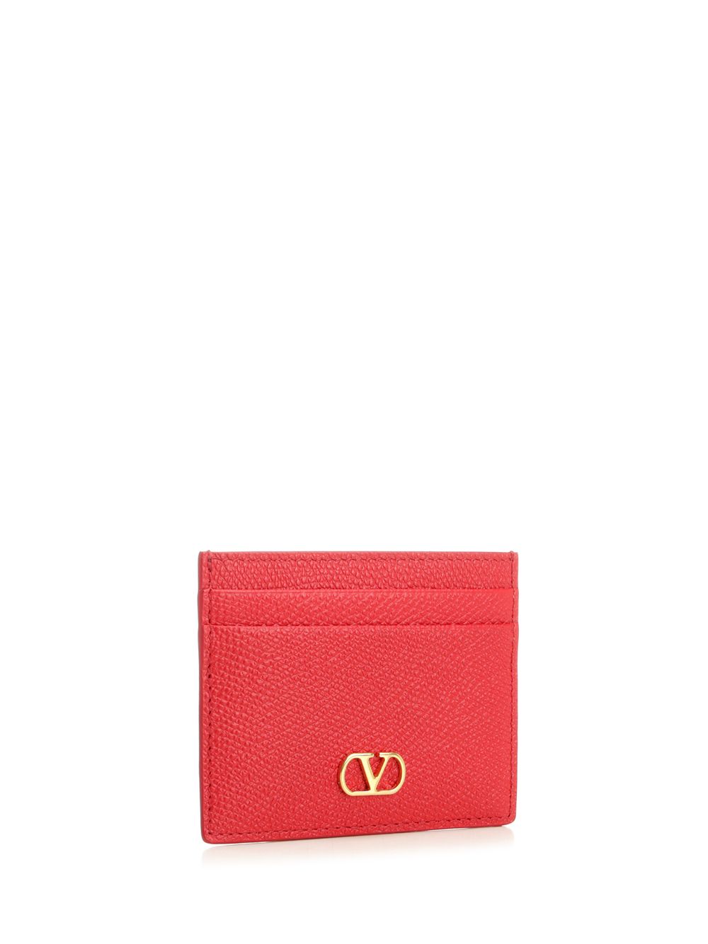 Valentino Garavani Vlogo Signature Card Holder Small leather goods - Rosso | d66abfdc3e4c6aac24cc8ac55be3c2401145a243