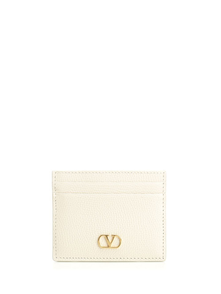 Valentino Garavani Vlogo Signature Card Holder Small leather goods - Bianco | ab085695008b095f227894862799cbd0288b9317