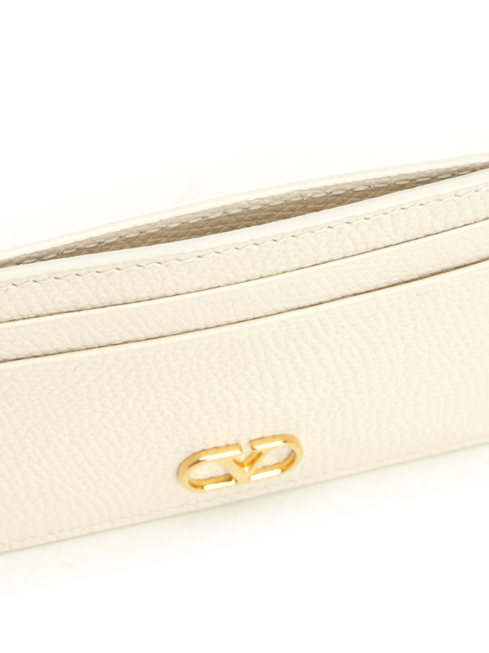 Valentino Garavani Vlogo Signature Card Holder Small leather goods - Bianco | 9408f958cea06d295e37a1c28ae00d14341711a1
