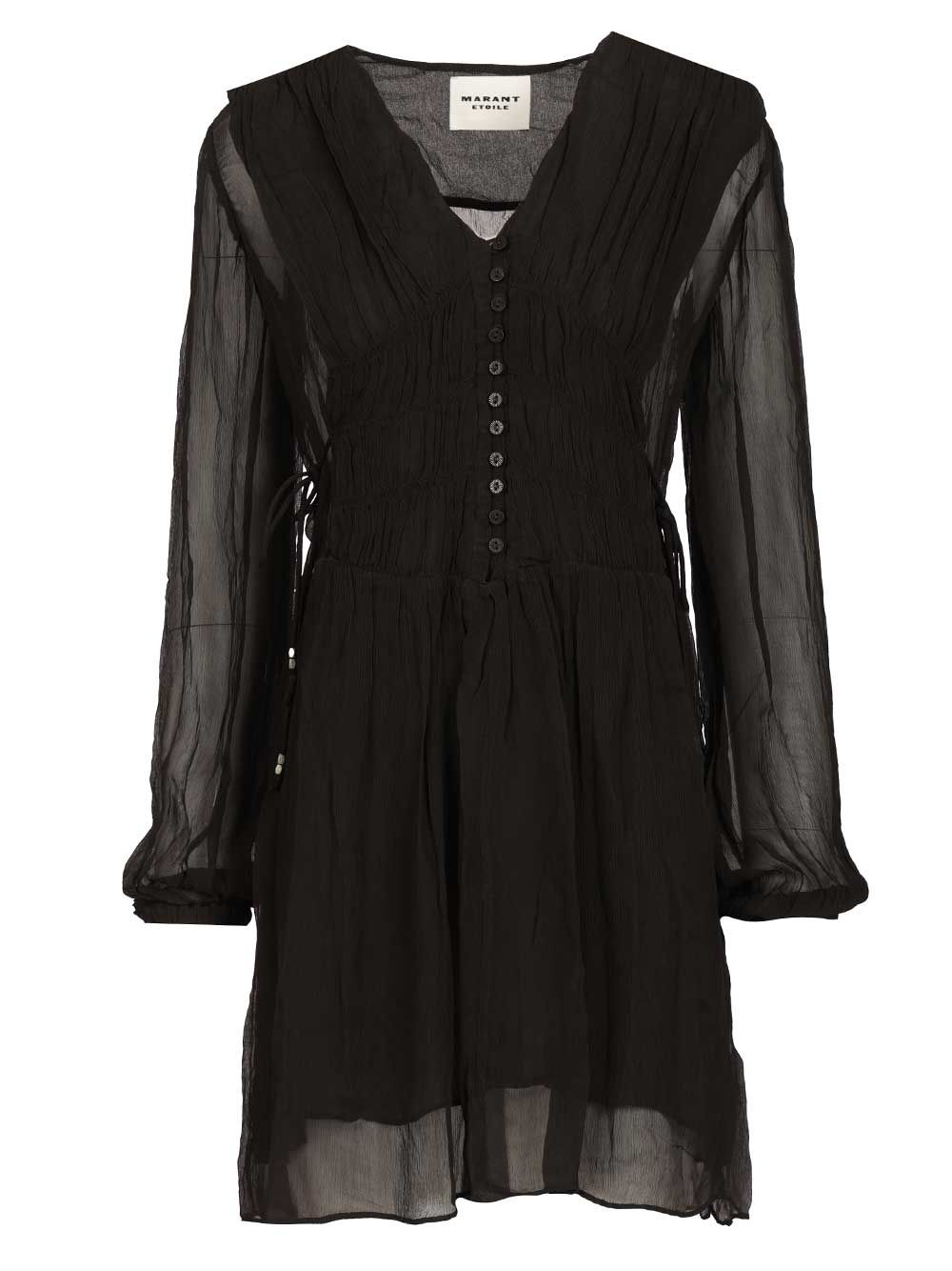 Marant Etoile Loriena Dress Abiti - Nero | a2ee5e9a4d9193e91e9ca56334cc5f5621eb9bf5