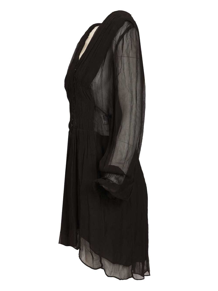 Marant Etoile Loriena Dress Abiti - Nero | 648df930dbcd904322e2756cf0b676a97b015096