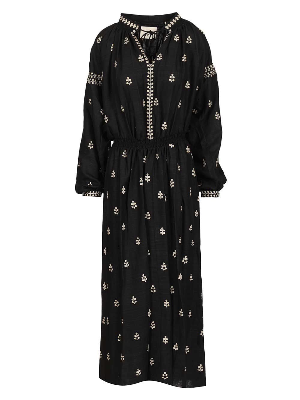 Isabel Marant Tussar Silk Dress Abiti - Nero | fe3d065dcf27e251230e774ed164af1635d843c8