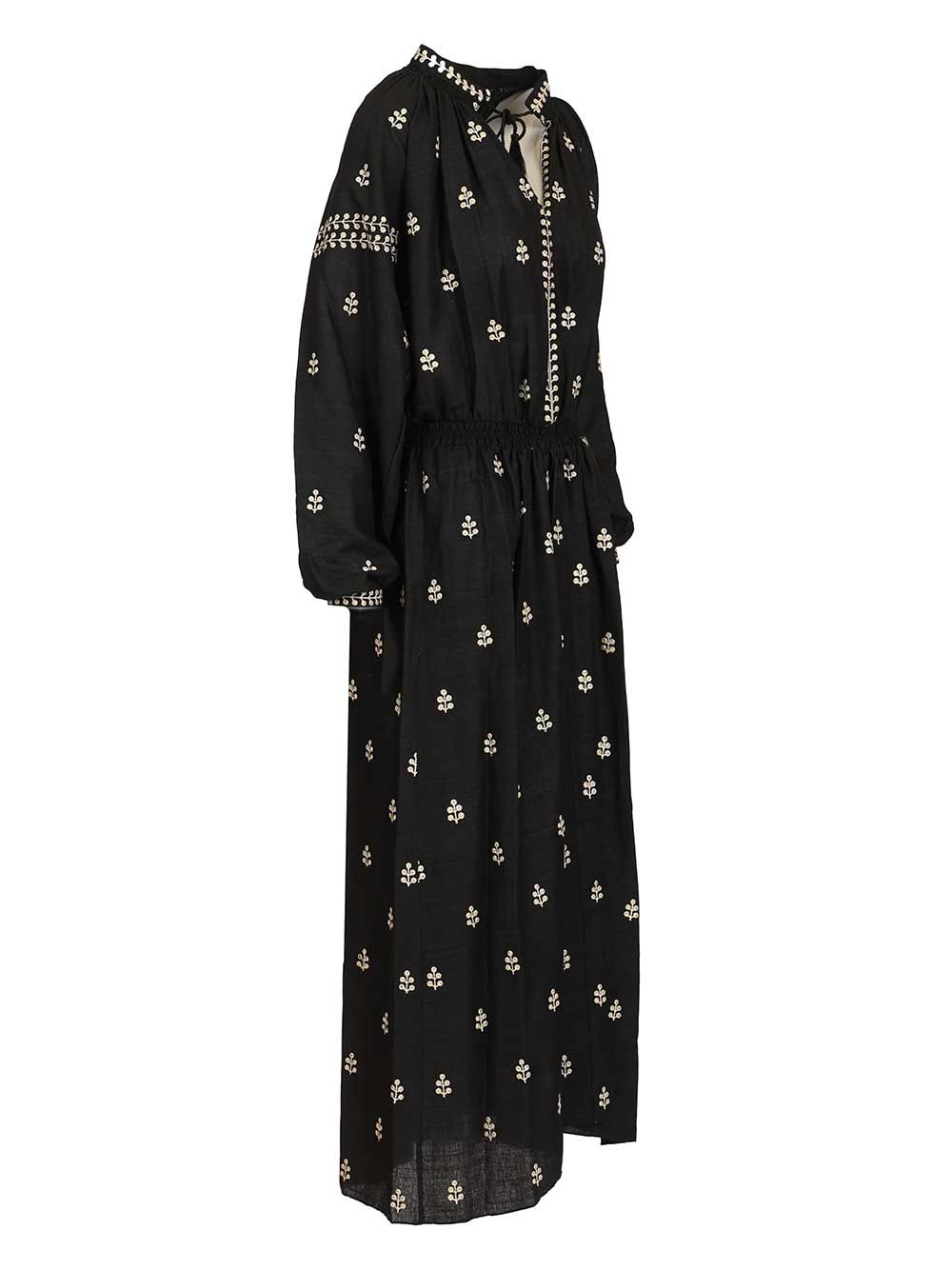 Isabel Marant Tussar Silk Dress Abiti - Nero | f4f64d8c27966d8b996e5cb119c883b163e3e932