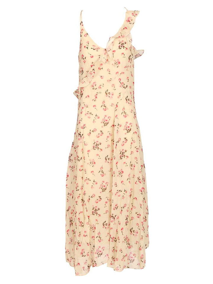 Marant Etoile Luxie Dress Abiti - Beige | 954b0bd78f9ec44e7bb03908c67c76a9a1e0b3a3