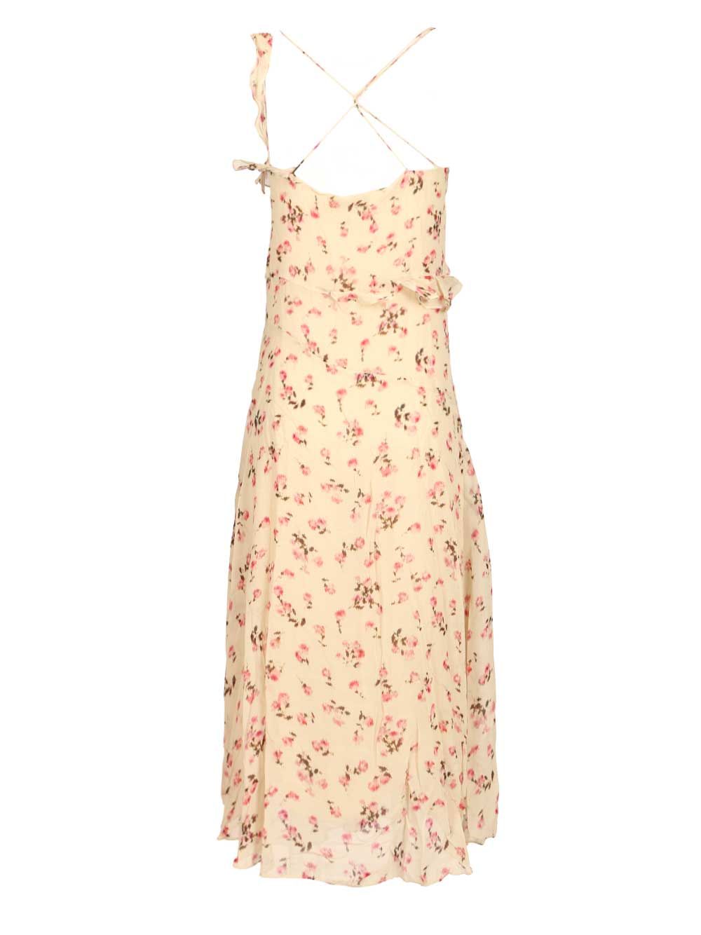 Marant Etoile Luxie Dress Abiti - Beige | 4b569089fc2a08ad376b84e5651a6f5477913855