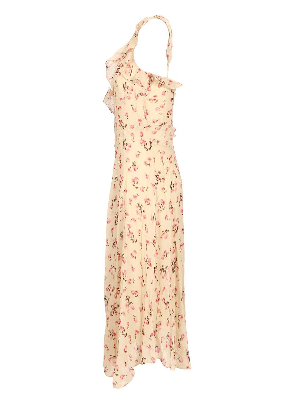Marant Etoile Luxie Dress Abiti - Beige | 1989daccd22a4d0e5569af8eca1ab8e83d00a539