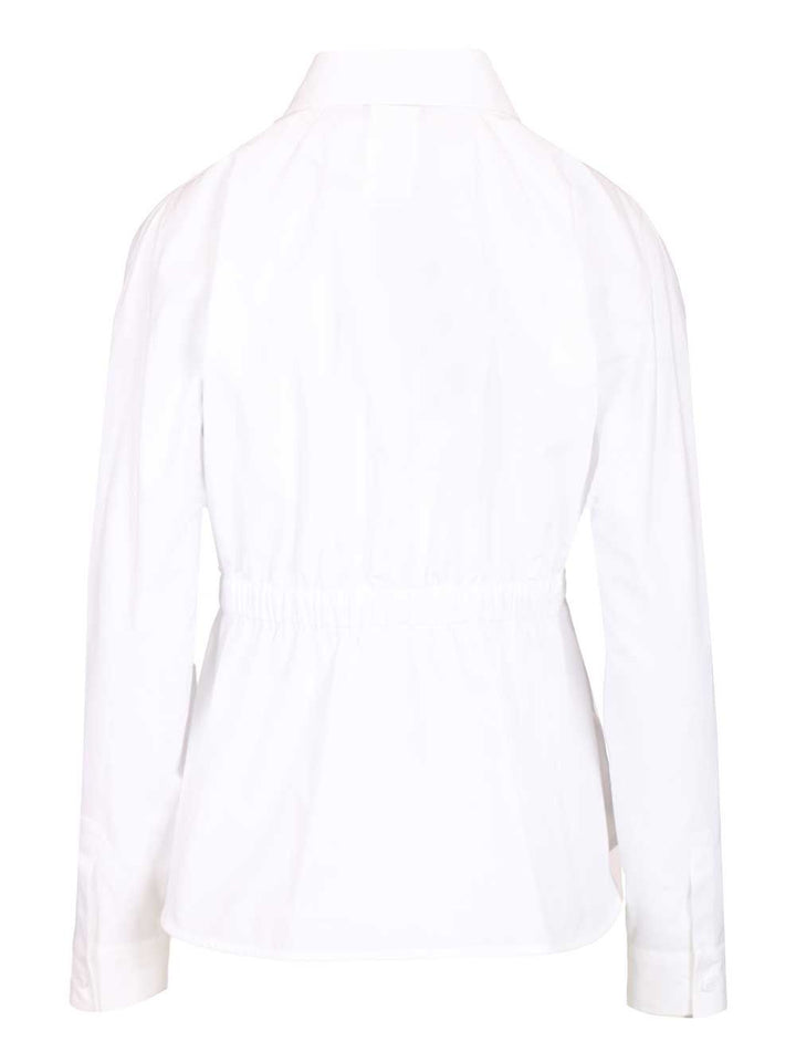 Max Mara Cotton Poplin Shirt Shirts - Bianco | 83a2c2455f1daffed76fd667babaf9d13c4beeaa