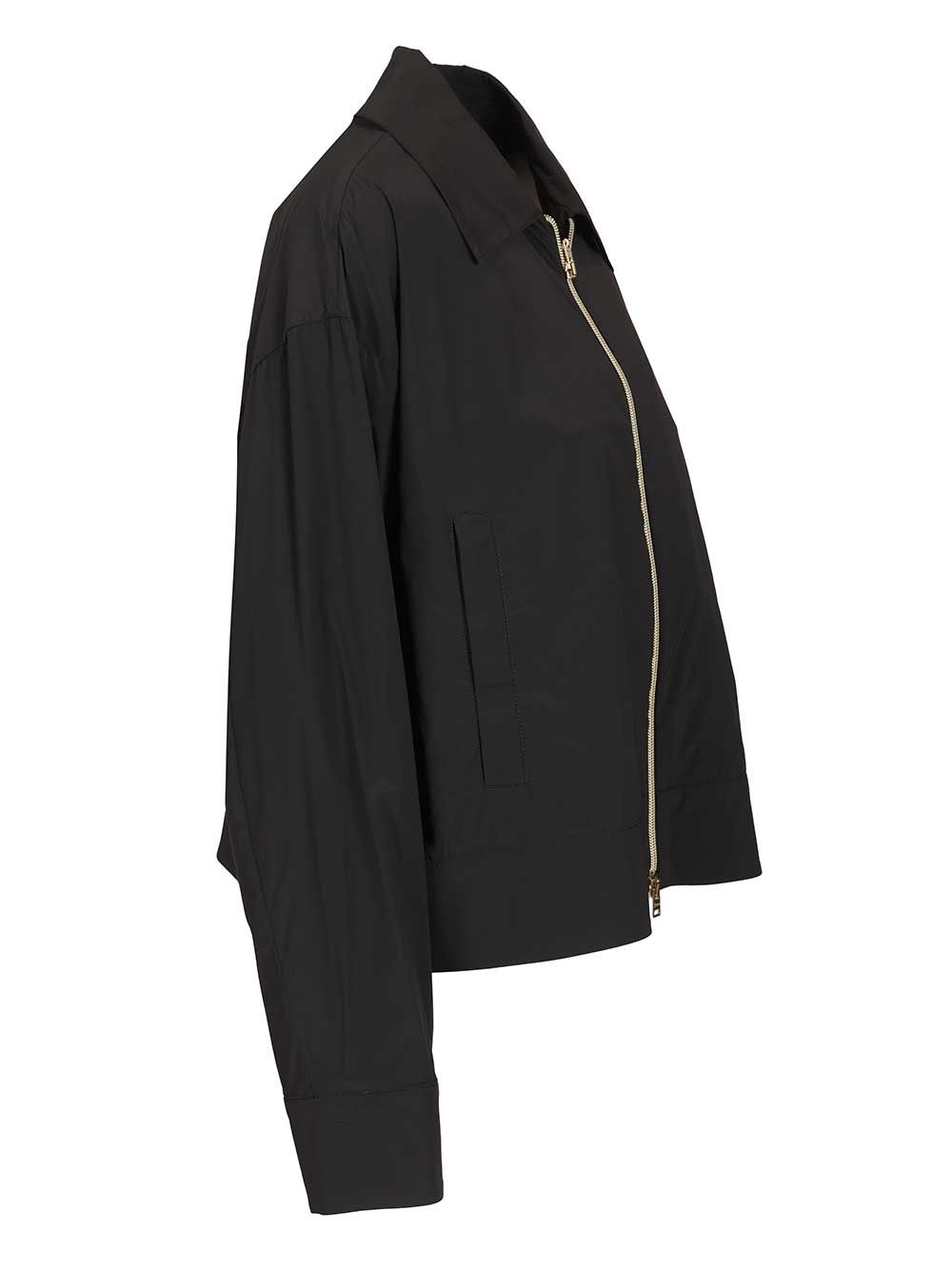 Herno Short Jacket In Stretch Nylon Giacche - Nero | e1b2d90f43bef10325491392f46b479cf5c9274b