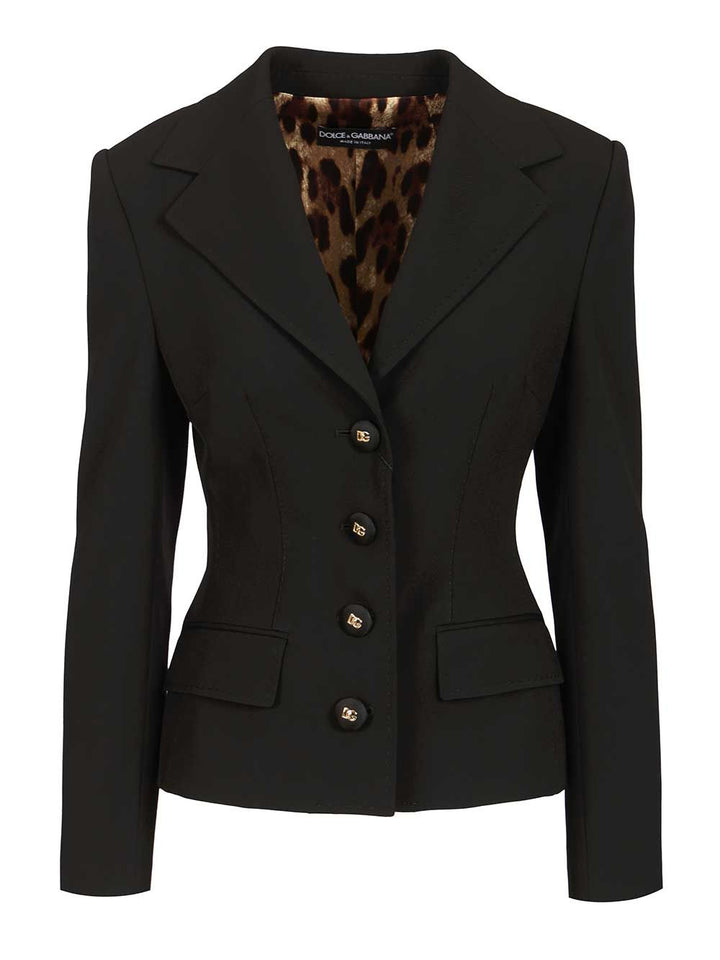 Dolce & Gabbana Wool Blazer Giacche - Nero | c6e79f50001106b5a74241362198214c227d283c