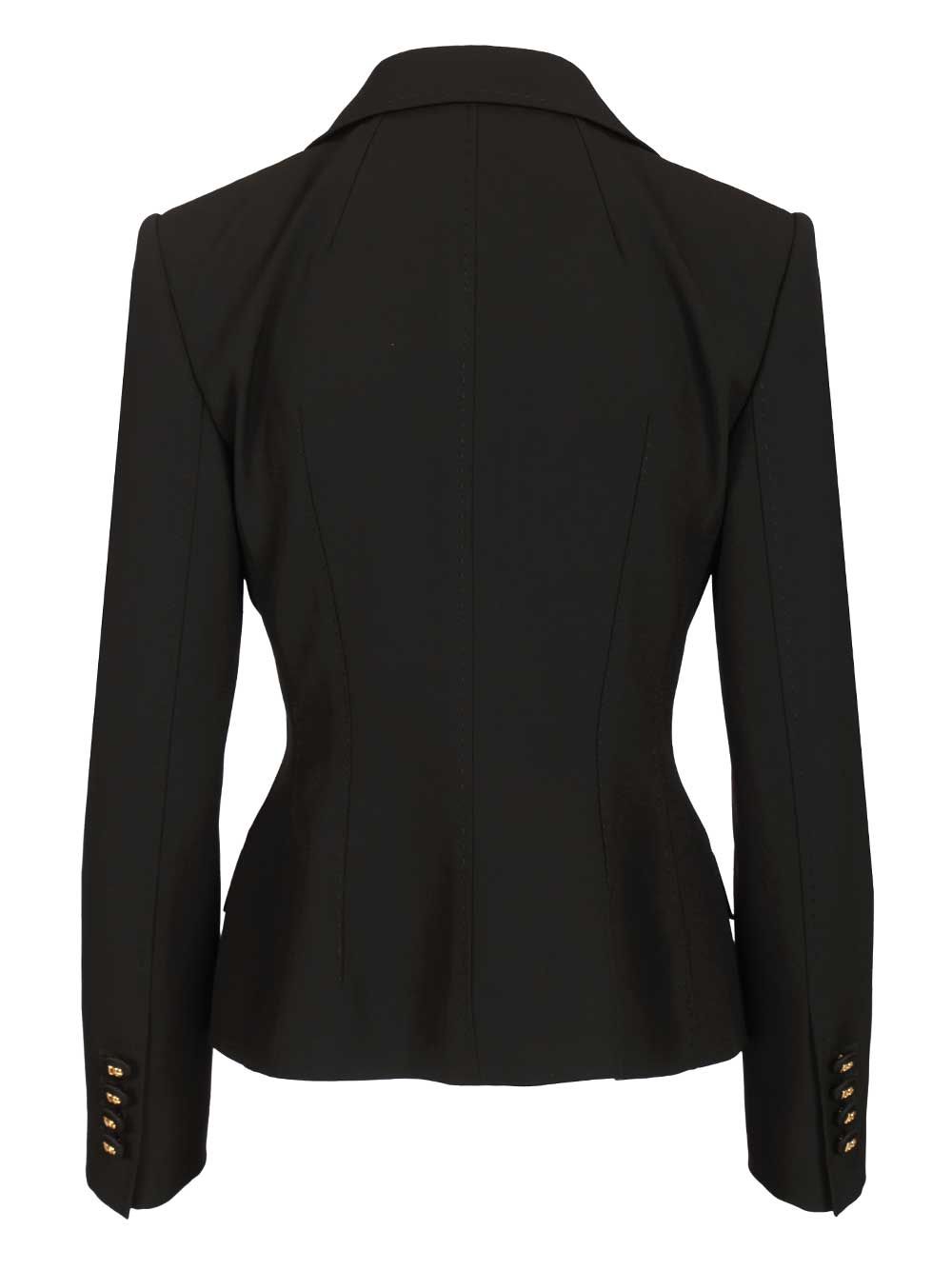 Dolce & Gabbana Wool Blazer Giacche - Nero | f70eba458d5bff7192de42cc87b55a1bf2a0f839