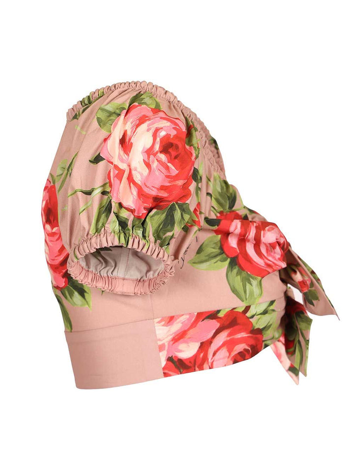 Dolce & Gabbana Rose Bouquet Print Top Top - Rose | 040e0f6aebd21fc148aa09efe7791cb7b764e46d