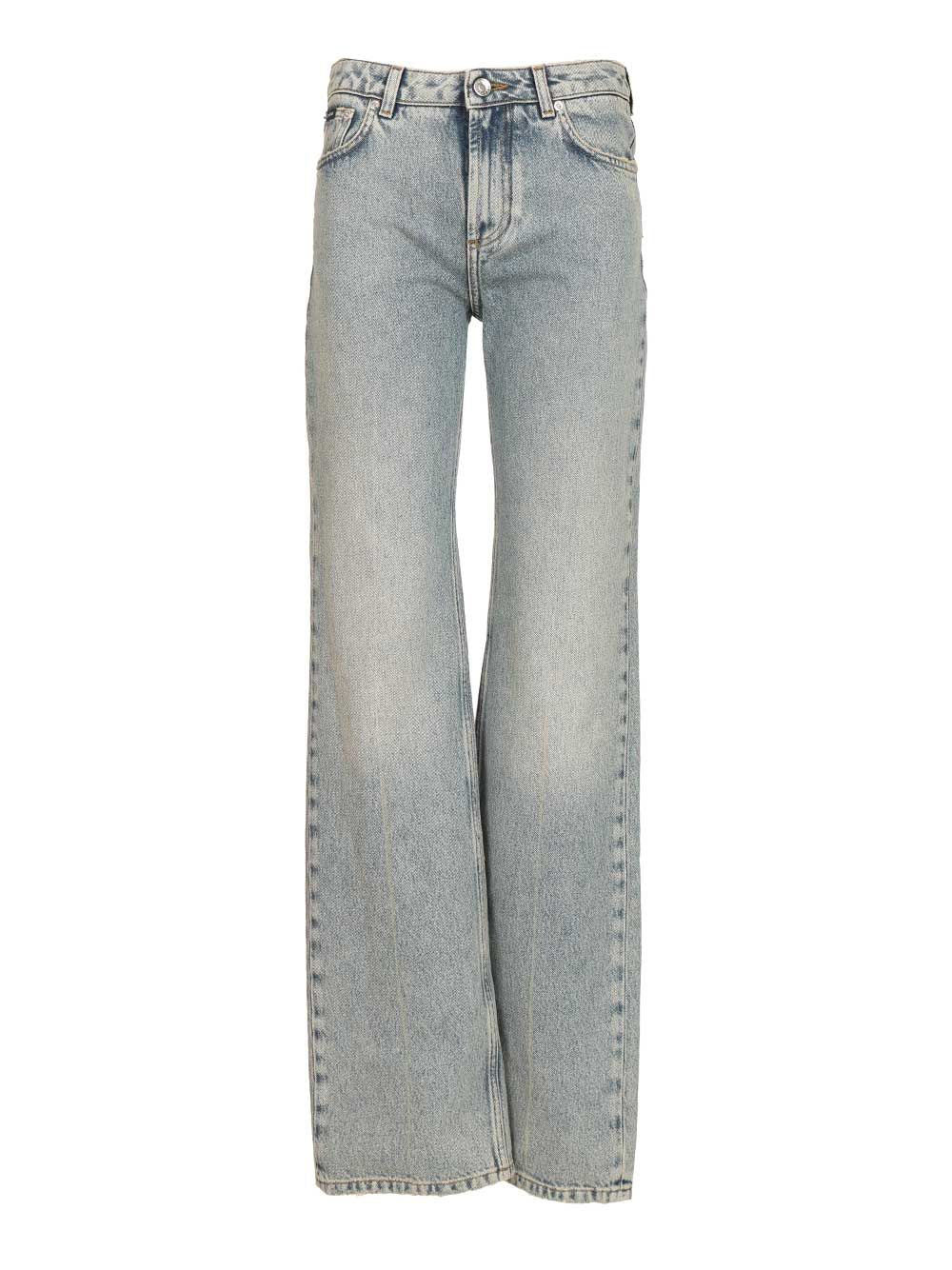 Dolce & Gabbana Straight Leg Jean Jeans - Blu | 852383967b581d92a62c417ab4e1b556d5f073dd