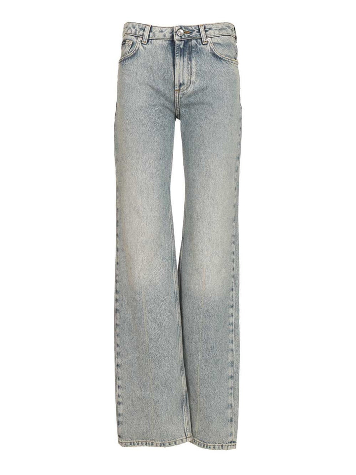 Dolce & Gabbana Straight Leg Jean Jeans - Blu | 852383967b581d92a62c417ab4e1b556d5f073dd