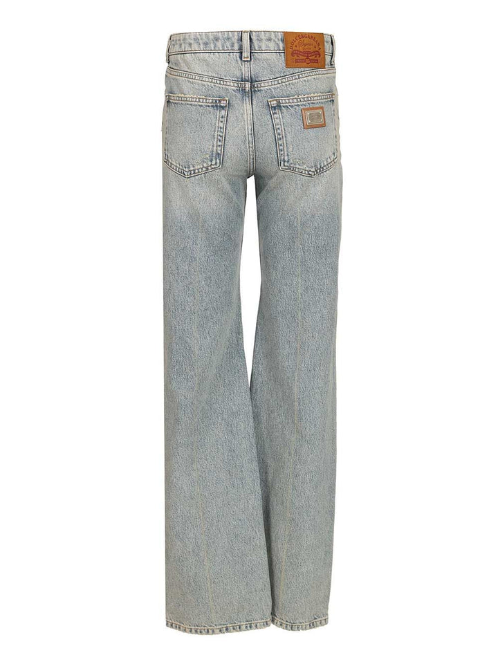 Dolce & Gabbana Straight Leg Jean Jeans - Blu | 90ecc7f0891cbf23f831dcb59795905be73dd1e0