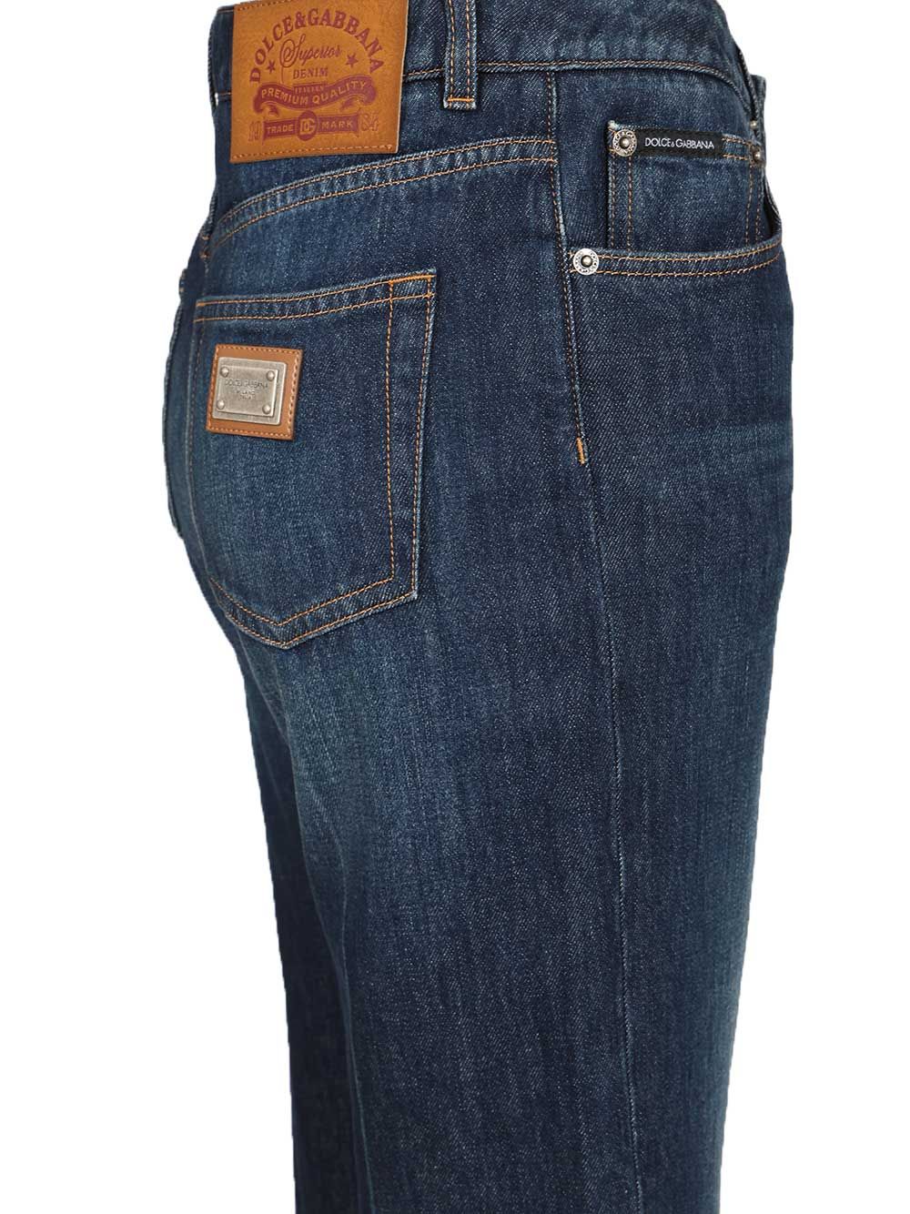 Dolce & Gabbana 5-Pocket Trousers Jeans - Blu | bfb7197f9d8b5018eb828207027d4c25c92cde51