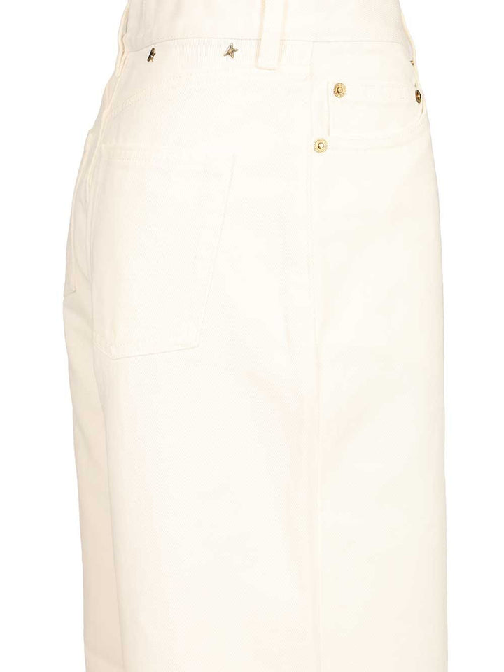 Golden Goose Deluxe Brand Boyfriend Jean Jeans - Bianco | cd77755541d39cfdd74702b72388184a33eeb964
