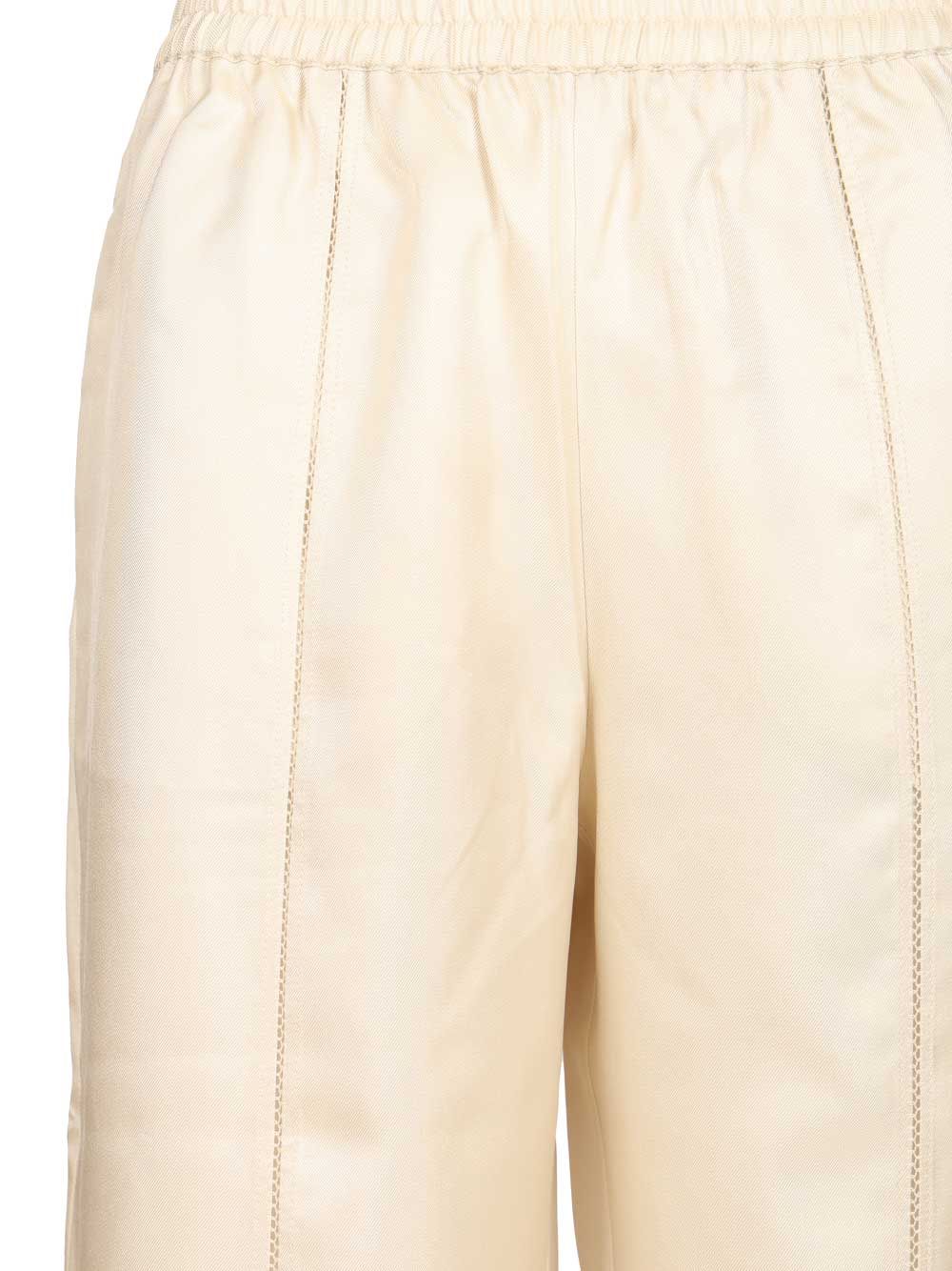 Loulou De Saison Lars Trousers - Bianco | b0f0b9c4096cb600a4803bf97329692d344a9b97