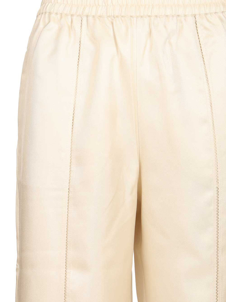 Loulou De Saison Lars Trousers - Bianco | b0f0b9c4096cb600a4803bf97329692d344a9b97