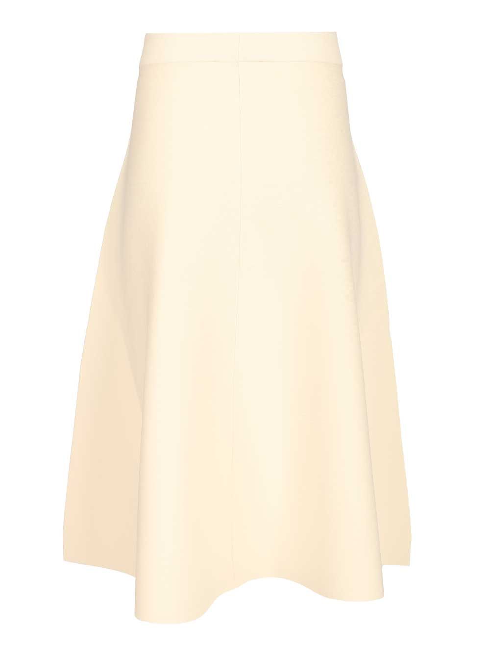 Max Mara Midi Skirt T-Shirt - Bianco | aec07818bb4c06ac80ea5f08b0479a93d0621ea9