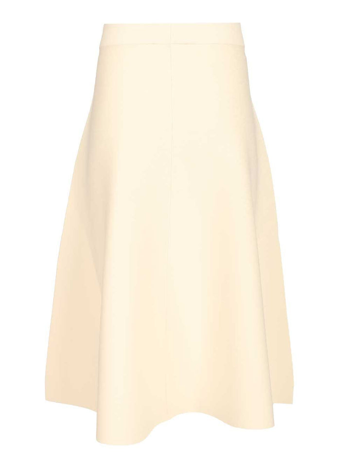 Max Mara Midi Skirt T-Shirt - Bianco | aec07818bb4c06ac80ea5f08b0479a93d0621ea9