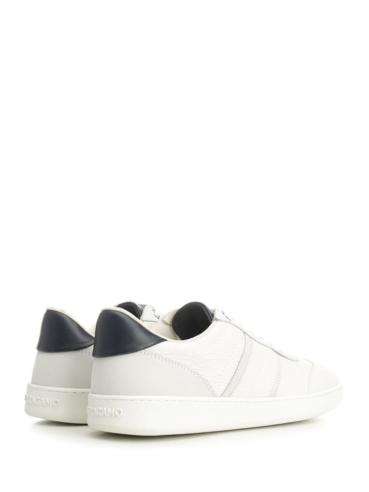 Ferragamo Achille Sneaker Sneakers - Bianco | 0e1dc8d533f75823fad73677e8f121a137f5336b