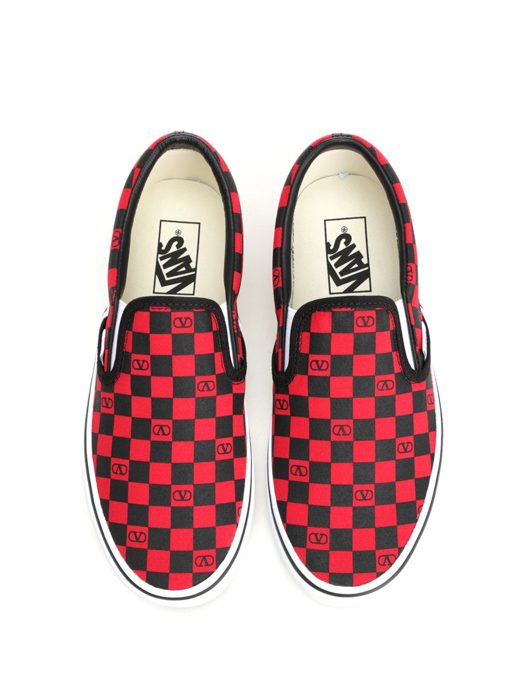 Valentino Garavani Valentino Garavani X Vans Slip-On Sneaker Scarpe basse - Rosso | b464c7c9688688bb4e8e68a05be310080f99b8a6