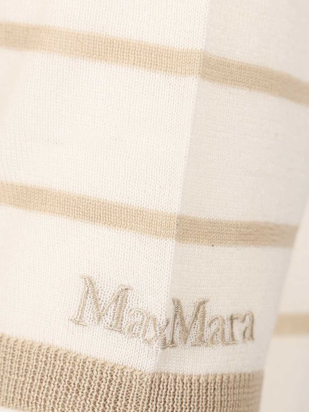 Max Mara Favetta Sweater In Cashmere And Silk Blend T-Shirt - Beige | 9fe573ad10ad648f7239e769b530bc6224df9ba1