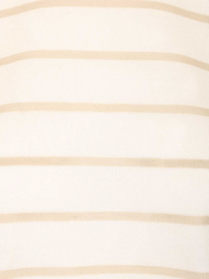 Max Mara Favetta Sweater In Cashmere And Silk Blend T-Shirt - Beige | 22e522a3ee906e5294c7ba1809f546d5850f4b23