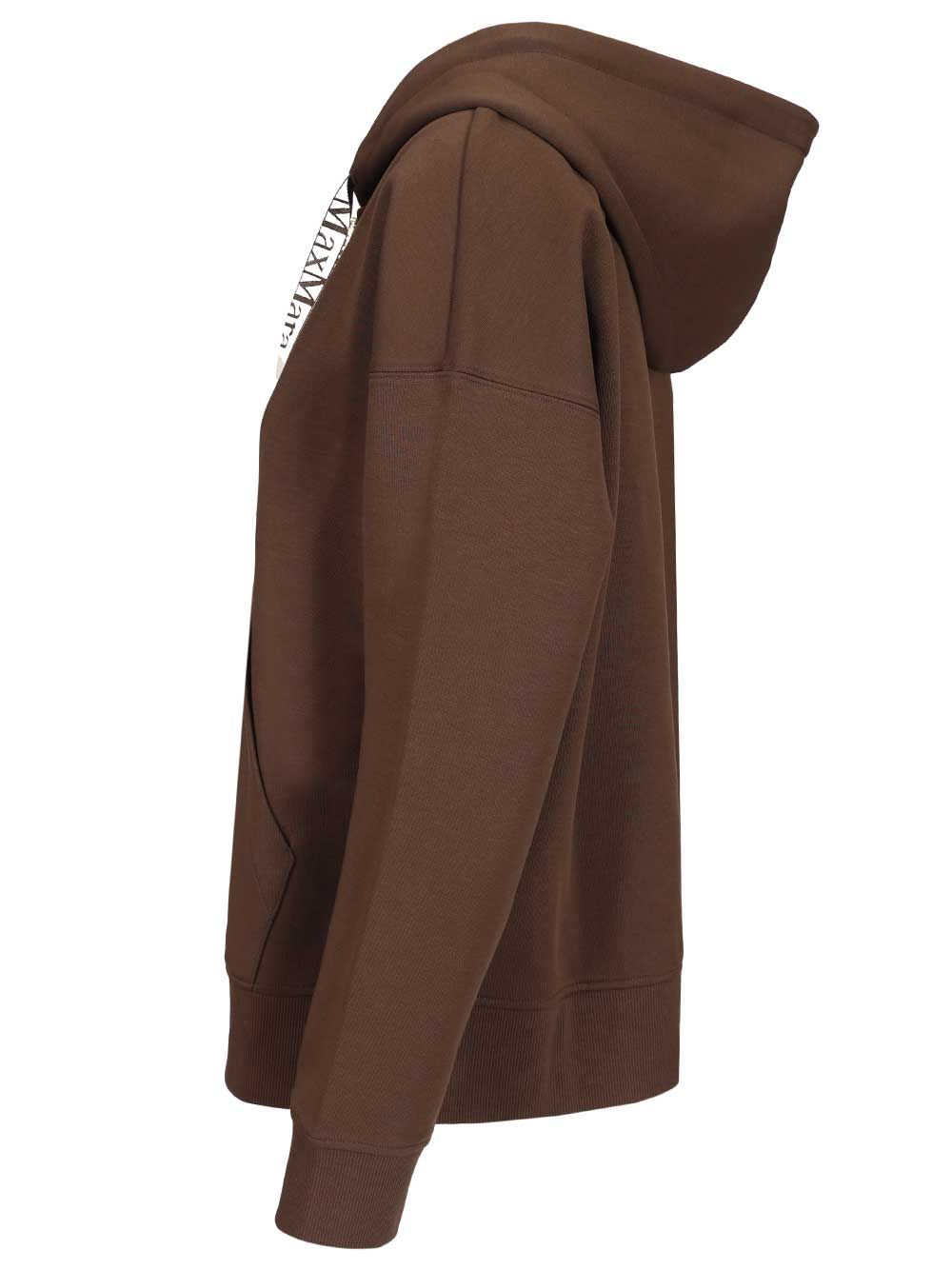 'S Max Mara Technical Jersey Zip-Up Sweatshirt Sweatshirts - Marrone | 59e7a8e746ef52be0e070f487cc6f3ed7e028e43