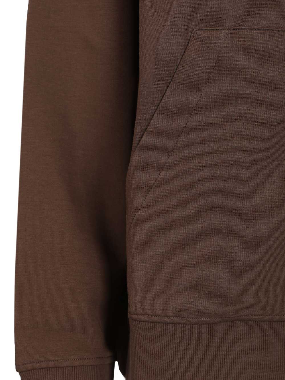 'S Max Mara Technical Jersey Zip-Up Sweatshirt Sweatshirts - Marrone | fcc1aac3b61d06c08d444163861ed127fdfd3f28