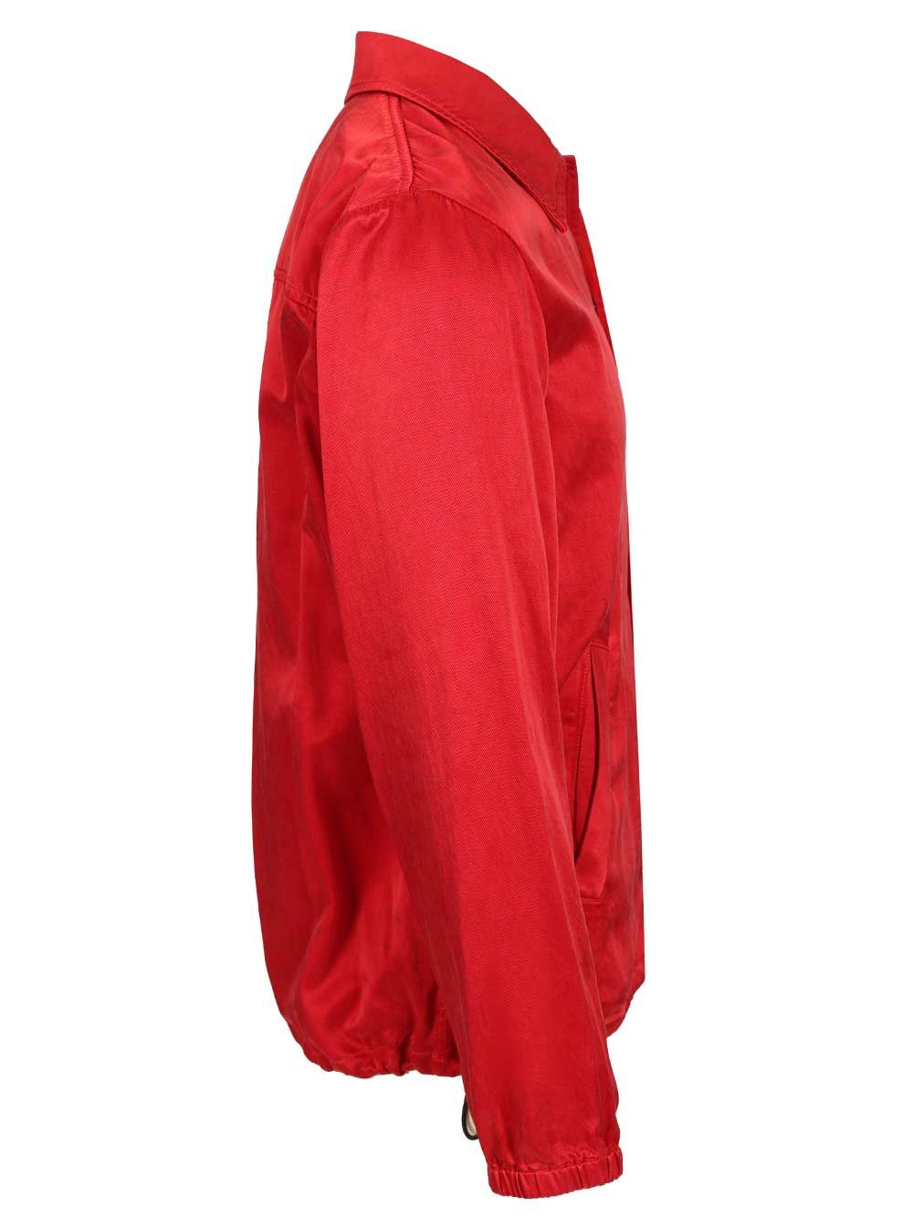 Dries Van Noten Satin Blouson Jacket Giacche - Rosso | f86dbabde4e19ee9b82164e20d2df6fd91ea6e4b